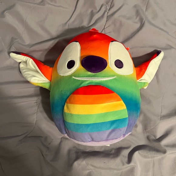 Stitch Rainbow pride Plush squishmallow - Picture 1 of 3